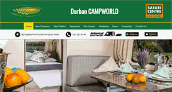 Desktop Screenshot of durbancaravans.co.za